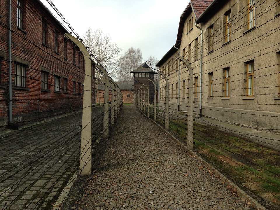 Les casernes du camp de concentration Auschwitz I